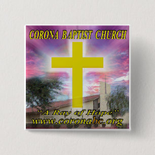 Den kranBatist kyrkan klämmer fast Knapp