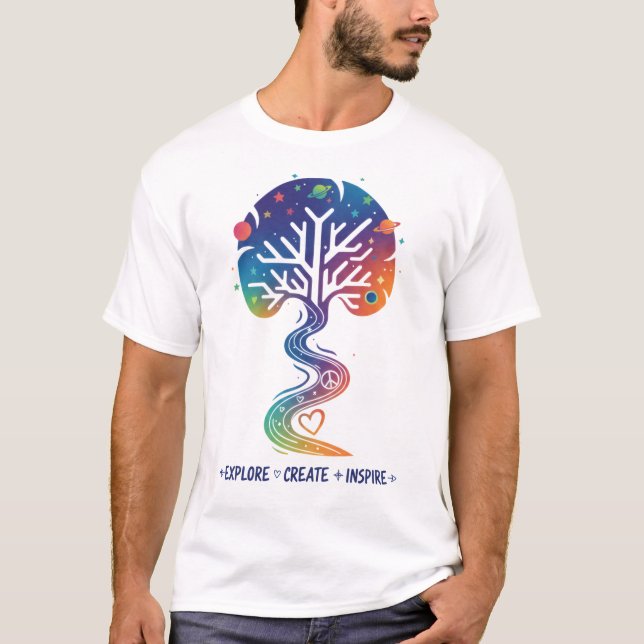 Den kreativa sinneslandskapet t shirt (Framsida)