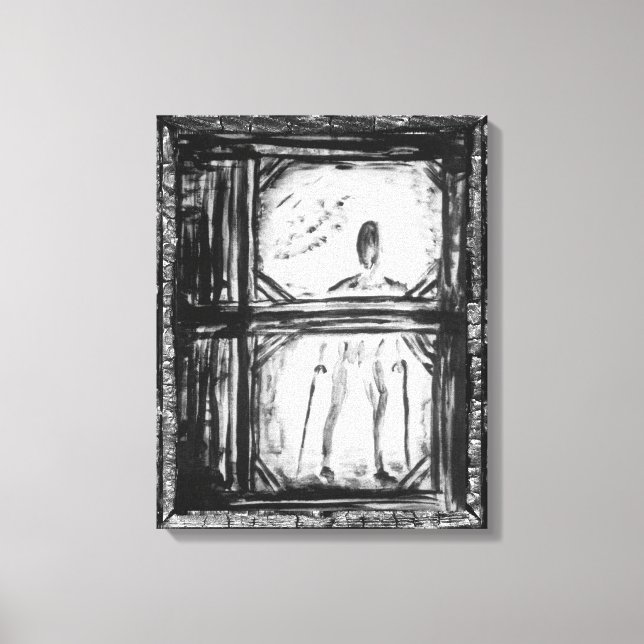 Den kriminella mannen canvastryck (Framsida)