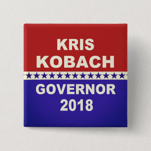 Den Kris Kobach regulatorn Kansas 2018 knäppas Knapp