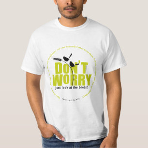 Den kristna bibelversen Jesus sade oroar inte, Tee Shirt