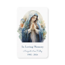 Den kristna katolska Heligan Mary Prayer Card