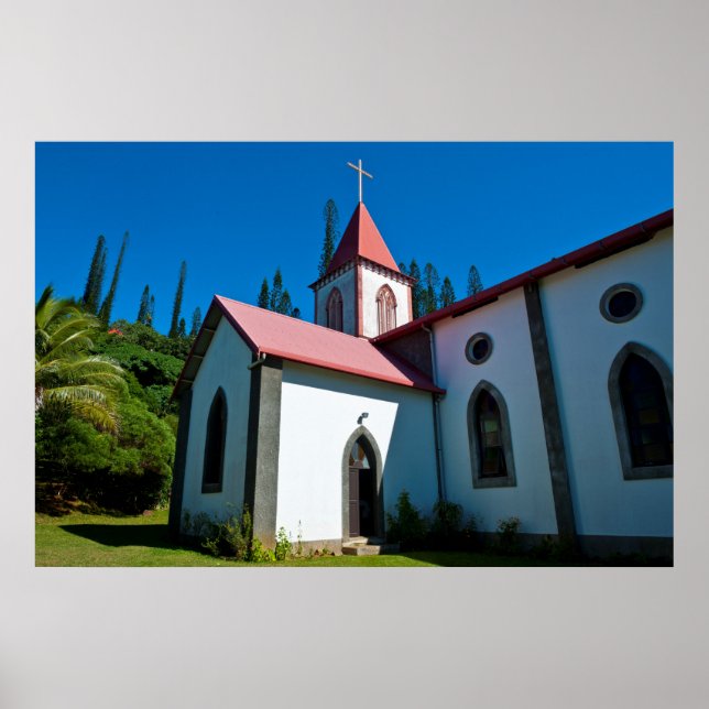 Den kristna kyrkan i Vao Poster (Framsidan)