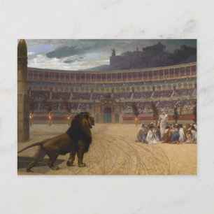 Den kristna martyrern i förra Prayer Vykort