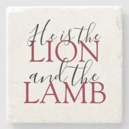 Den kristna tro han är Lejonare och lammen Stenunderlägg