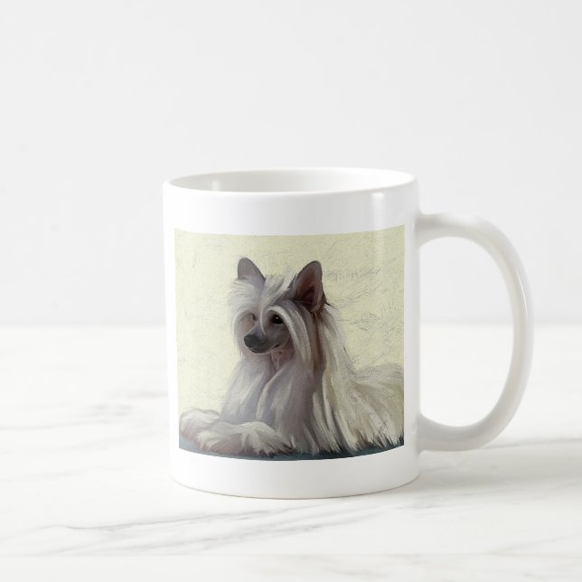 Den krönade härliga kinesen pudrar puffen kaffemugg (Höger)