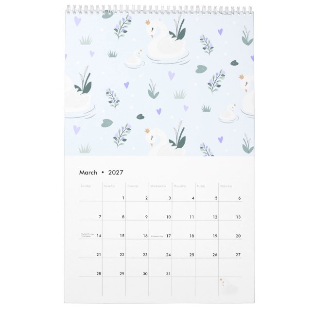 Den Kronade Svanen Kalender (Mar 2027)