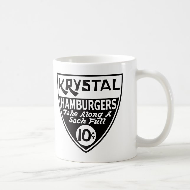 Den Krystal 10 centen skyddar Kaffemugg (Höger)