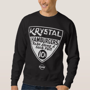 Den Krystal 10 centen skyddar Långärmad Tröja