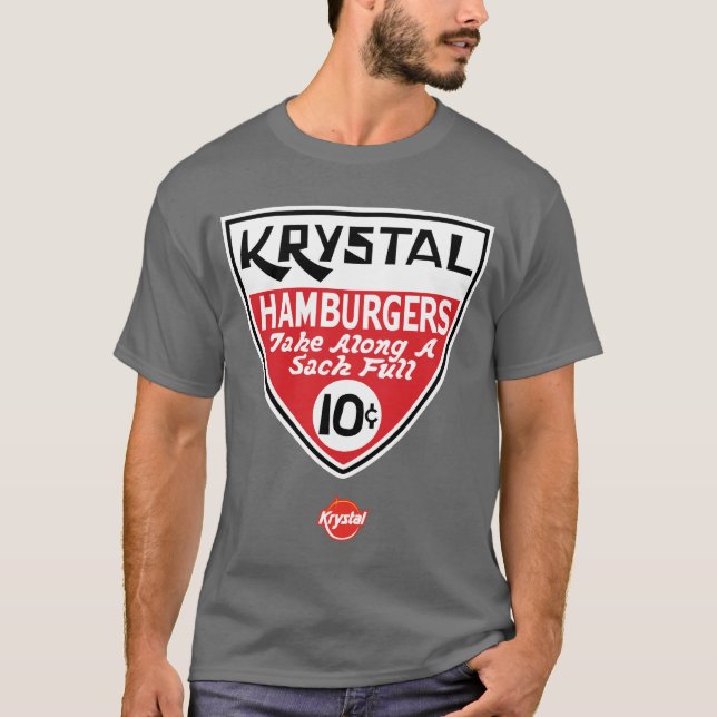 Den Krystal 10 centen skyddar T-shirt (Framsida)