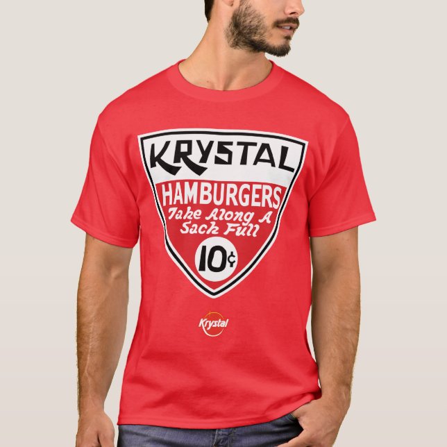 Den Krystal 10 centen skyddar Tee Shirt (Framsida)