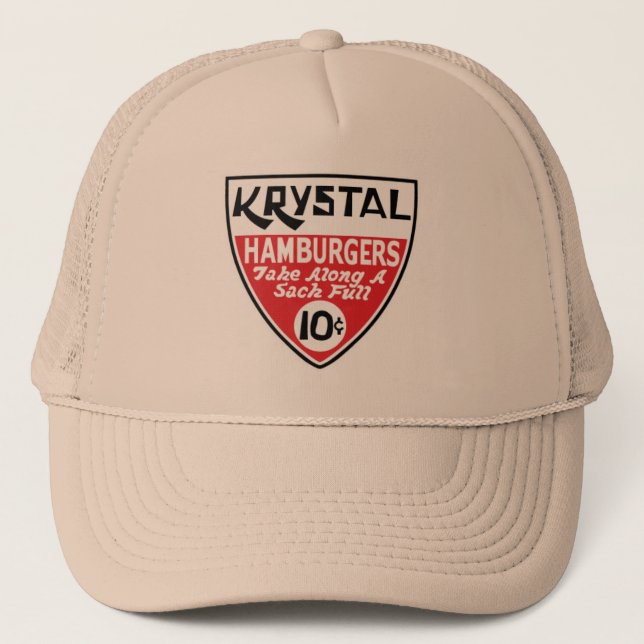 Den Krystal 10 centen skyddar Truckerkeps (Framsida)
