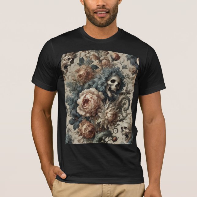 Den Ktoniska Ossuarien – gotisk slitdelskonst T Shirt (Framsida)