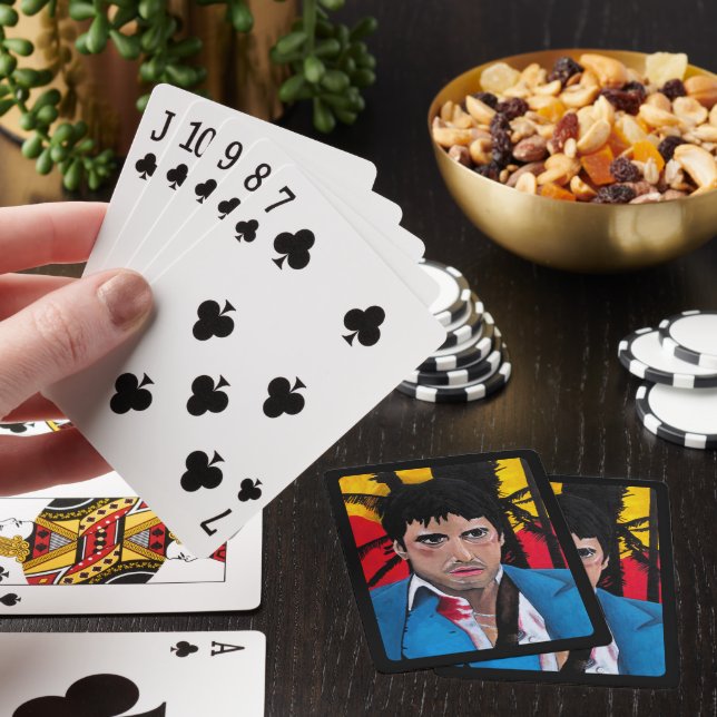 Den kubanska målningen av Alfred Fox Casinokort (På plats)