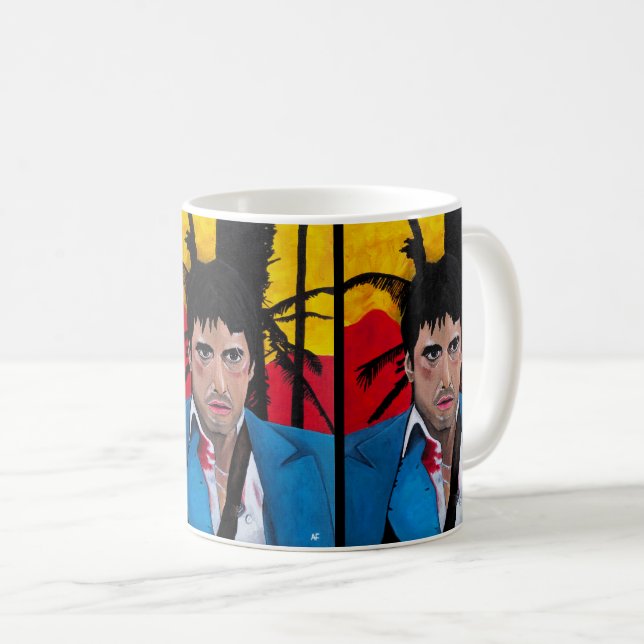 Den kubanska målningen av Alfred Fox Kaffemugg (Framsida höger)