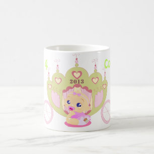 Den kungliga babyen ska rosor för Kate jubileums- Kaffemugg