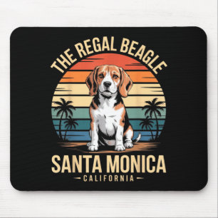 Den kungliga beageln santa monica kalifornien retr musmatta