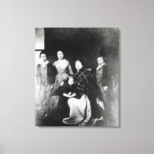 Den kungliga familjen canvastryck