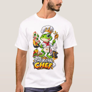 Den Kungliga Kocken – Rolig Royal Groda Matlagning T Shirt