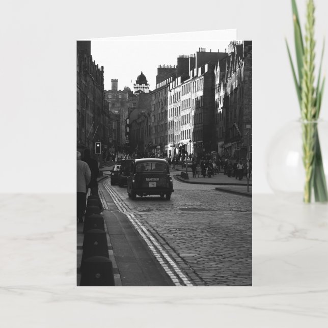 Den kungliga milen, Edinburgh, Skottland Kort (Framsida)