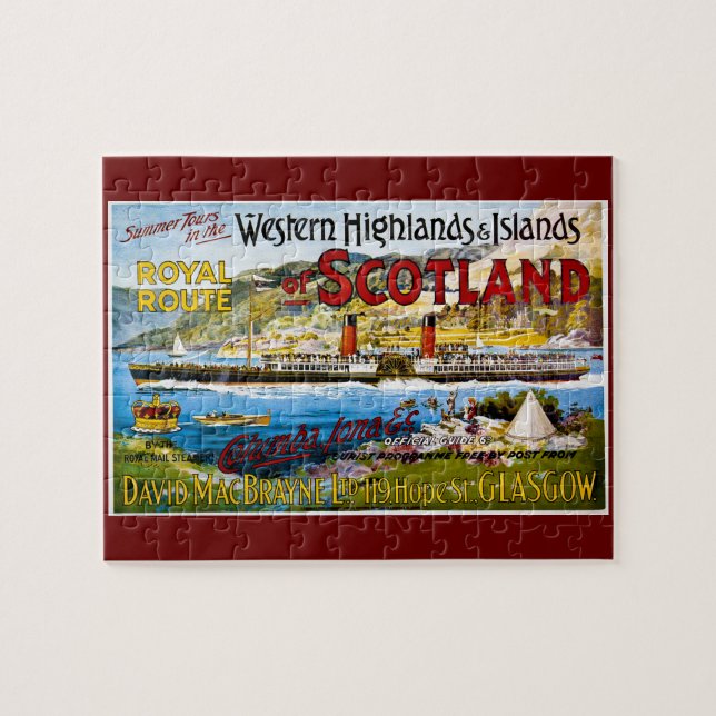 Den kungliga rutten av den Skottland sommaren Pussel (Horisontell)