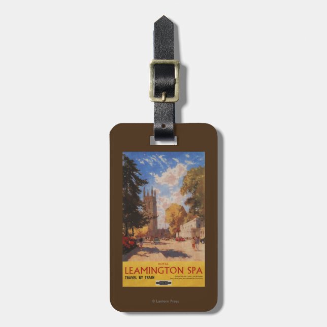 Den kungliga Span, gata beskådar den brittiska Bagagebricka (Vertikal Framsida)