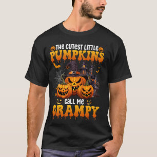 Den kutaste lilla pumpkins kallar mig Grampy Hallo T Shirt