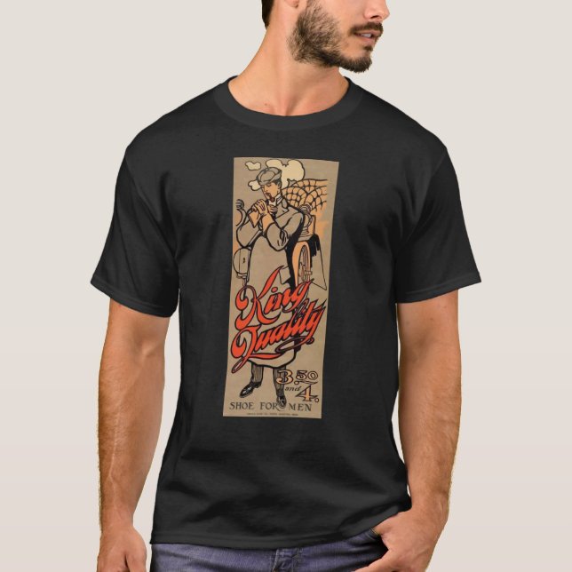 Den kvalitets- kungen skor tee shirt (Framsida)
