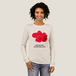 Den kvicka rustningsrosen långärmad tee