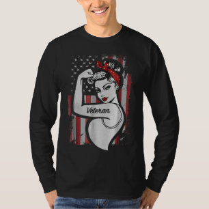 Den kvinnliga veteranen - Starke Girl Mamma Vetera T Shirt