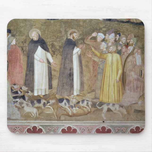 Den kyrkliga kämpen och det triumfera, musmatta (Framsidan)