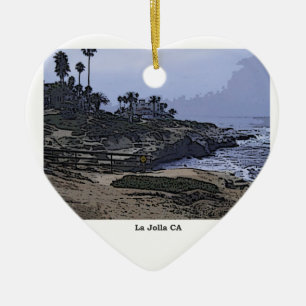 Den La Jolla coven beskådar Julgransprydnad Keramik