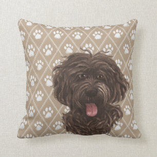 Den Labradoodle hunden kudder/Labradoodle kärlek Kudde