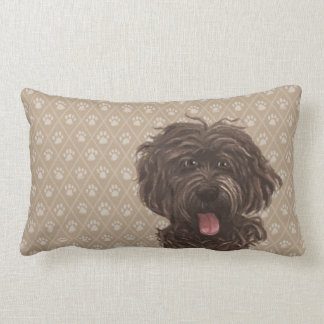 Den Labradoodle hundlumbaren kudder Lumbarkudde