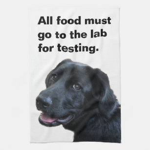 Den Labrador retrieveren älskar jag mitt labb Kökshandduk