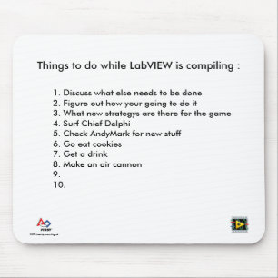 Den LabVIEW musen vadderar Musmatta