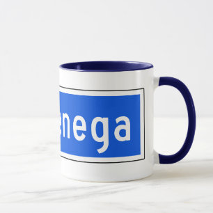 Den LaCienega boulevarden, Los Angeles, CA-gata Mugg
