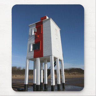 Den låga fyren, Burnham på havet, Somerset, UK Musmatta