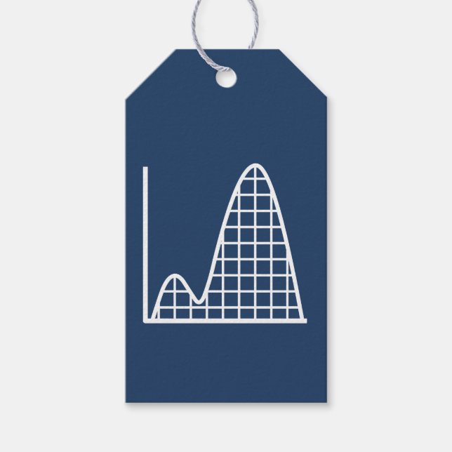Den läggs till i Märkrn Navy Gift Presentetikett (Framsidan)
