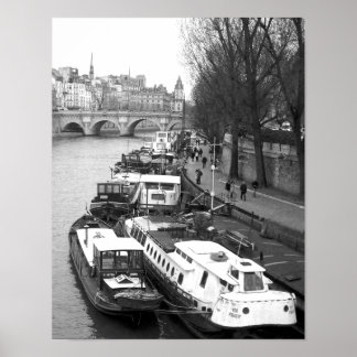 Den Lämnat banken, Paris Poster