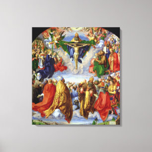 Den Landauer altarpiecen, all Saintsdag, 1511 Canvastryck