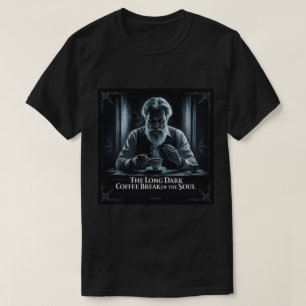 Den långa, mörk kaffebrytningen av själen t shirt