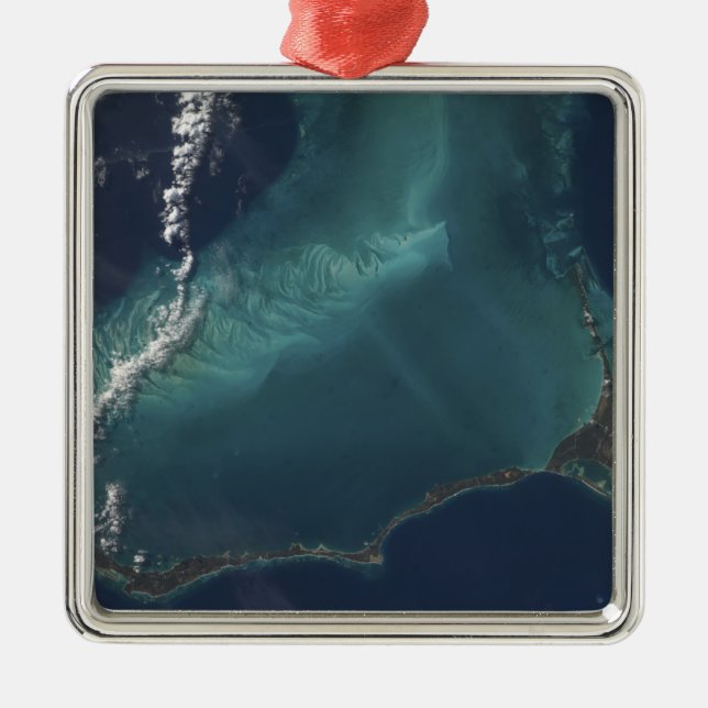 Den långa smala ön Eleuthra Julgransprydnad Metall (Framsidan)