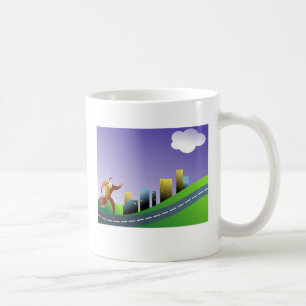 Den långa vägen kaffemugg