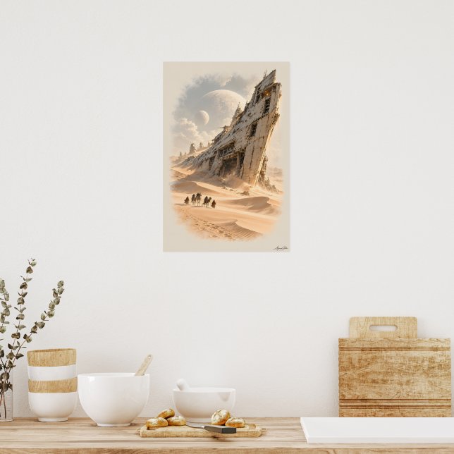 Den Långa Väntan Poster (Kök)