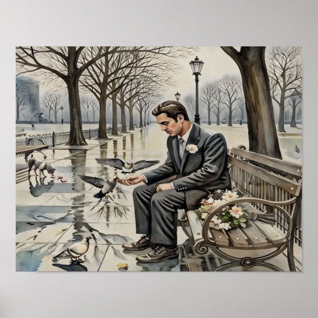 Den långa väntan poster (Framsidan)