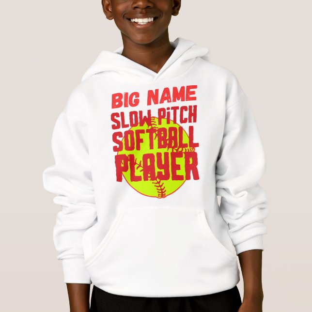 Den långsamma fotbollsspelaren Big namn T Shirt (Framsida)
