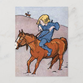 "Den längsta vägen..." Vintage Vykort