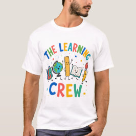 Den lärande besättningen Söt t-shirt för skolmater