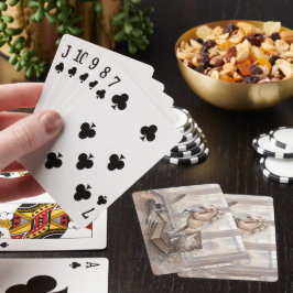 Den lärda hästen hoppar från en bok casinokort